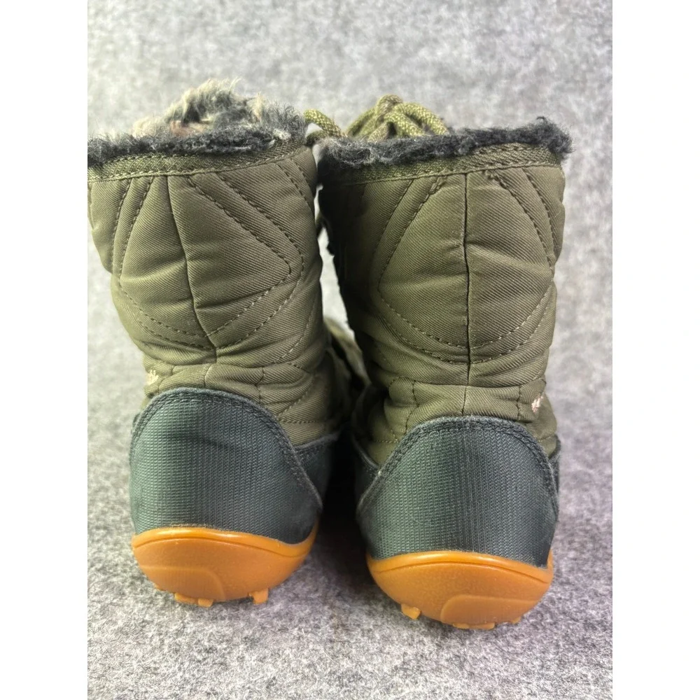 Columbia Winter Boots Womens‎ 6.5 Green Waterproof Omni-Heat Minx Mid II